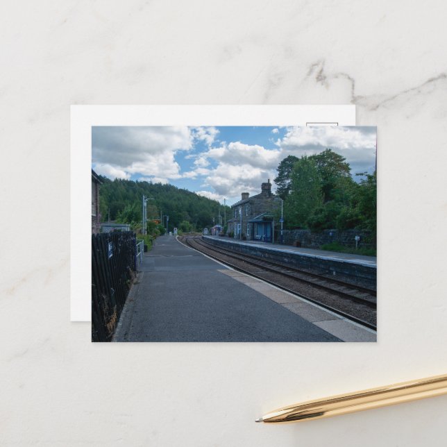 Bahnhof Glaisdale Postkarte (Vorderseite/Rückseite Beispiel)
