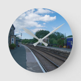 Bahnhof Glaisdale Runde Wanduhr