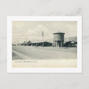 Bahnhof, Hackettstown NJ 1906 Vintage Postkarte