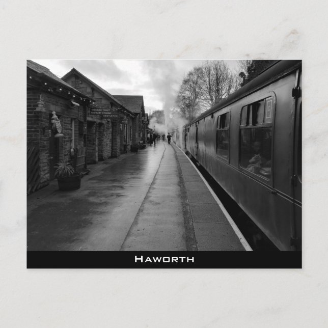 Bahnhof Haworth Postkarte (Vorderseite)