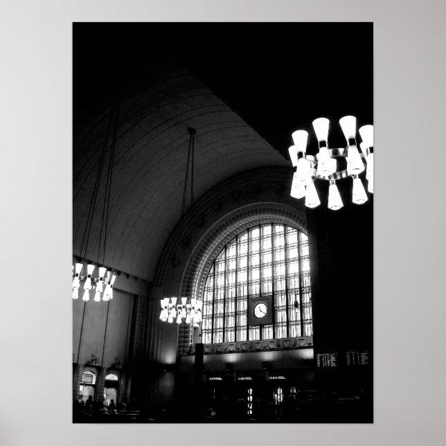Bahnhof Helsinki Poster (Vorne)