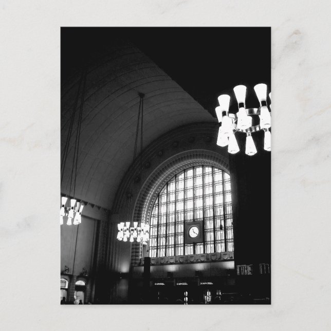 Bahnhof Helsinki Postkarte (Vorderseite)