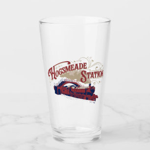 Bahnhof HOGSMEADE Vintage-Grafik Glas