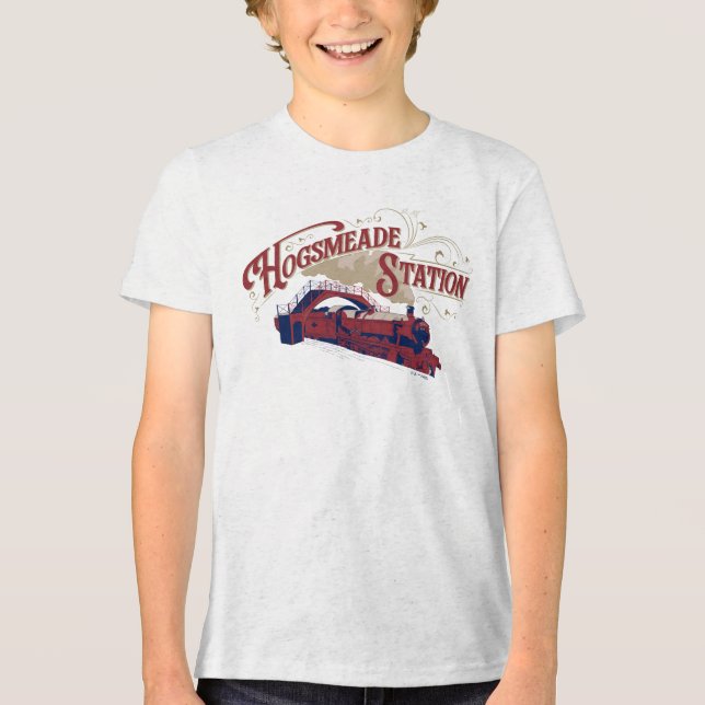 Bahnhof HOGSMEADE Vintage-Grafik Tri-Blend Shirt (Vorderseite)