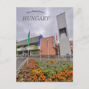 Bahnhof in Sopron Ungarn Postkarte