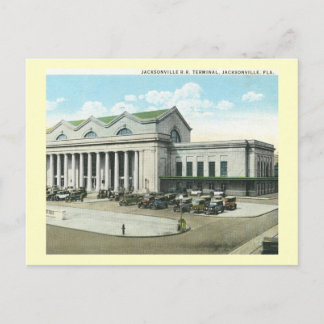 Bahnhof, Jacksonville, Florida Postkarte