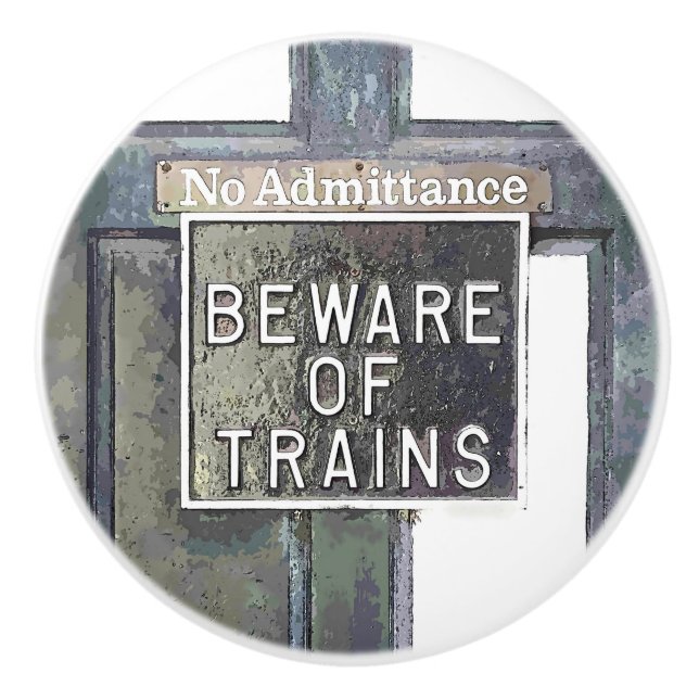 BAHNHOF KERAMIKKNAUF (Vorderseite)