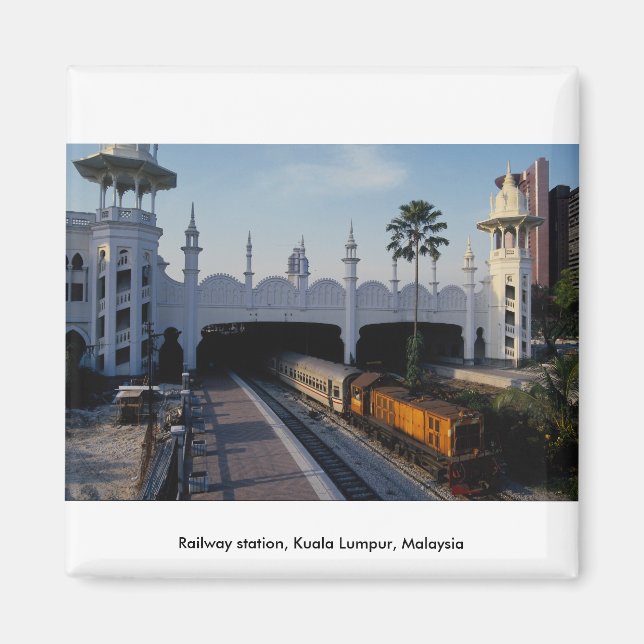 Bahnhof, Kuala Lumpur, Malaysia Magnet (Vorne)