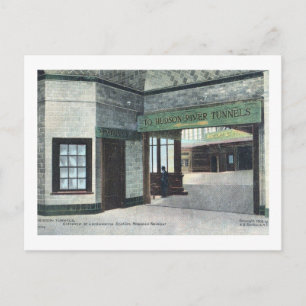 Bahnhof Lackawanna, Hoboken, New Jersey Vintage Postkarte