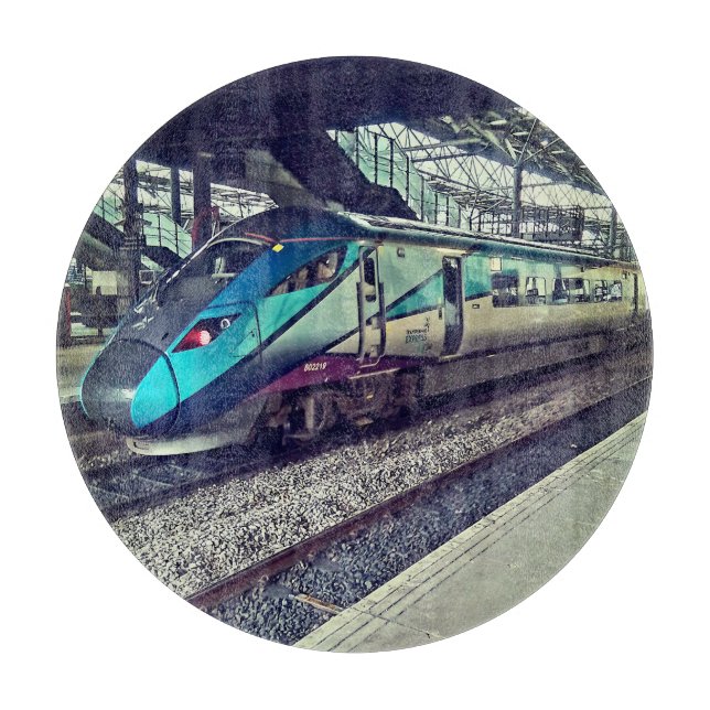 Bahnhof Leeds Schneidebrett (Vorderseite)