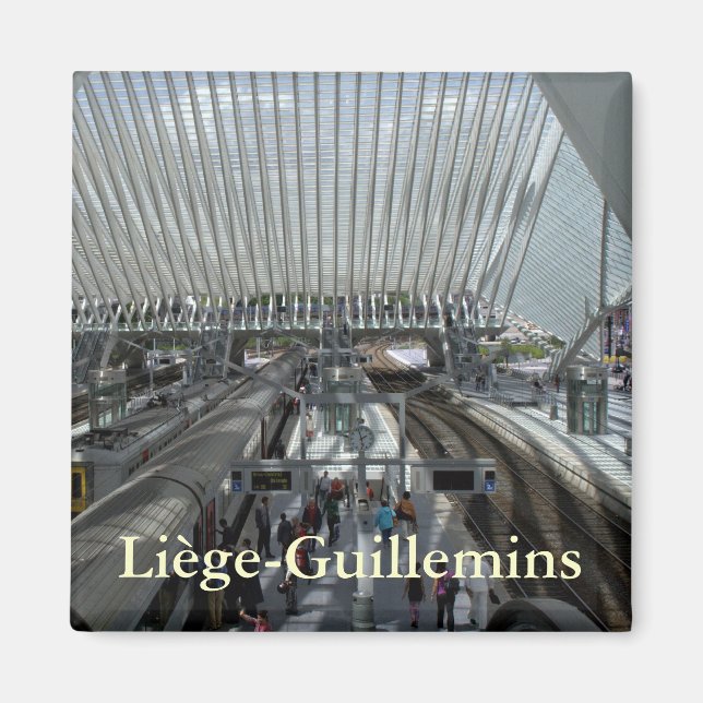 Bahnhof Liège-Guillemins Magnet (Vorne)