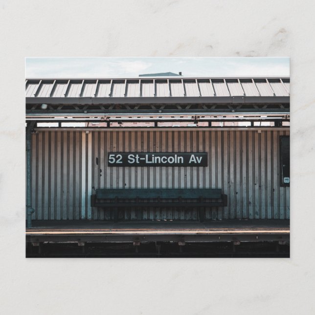 Bahnhof Lincoln Avenue (New York, NY) Postkarte (Vorderseite)