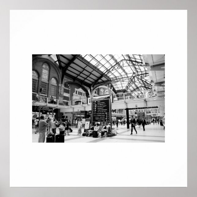Bahnhof Liverpool Print Poster (Vorne)