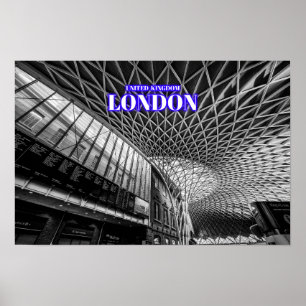 Bahnhof London Kings Cross Station St. Pankreas Poster