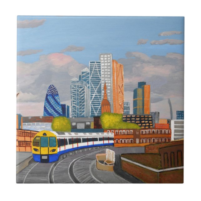 Bahnhof London Overland - Hoxton Fliese (Vorderseite)