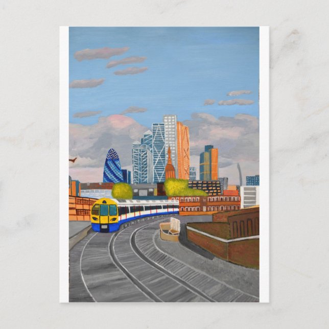 Bahnhof London Overland - Hoxton Postkarte (Vorderseite)