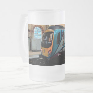 Bahnhof Manchester Mattglas Bierglas