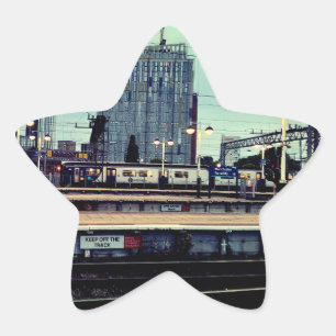 Bahnhof Manchester mit Ansicht Stern-Aufkleber