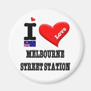 BAHNHOF MELBOURNE - I Liebe Magnet