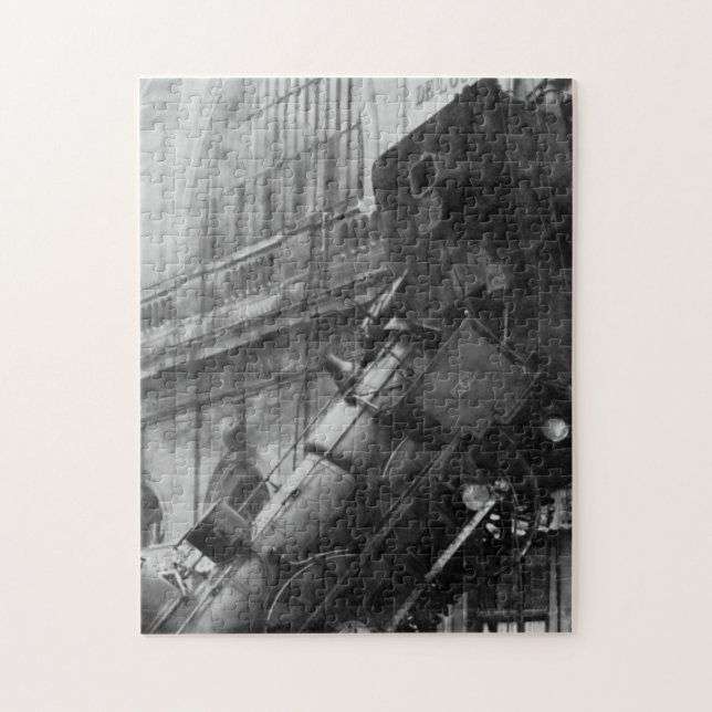 Bahnhof Montparnasse - 1895 Puzzle (Vertikal)