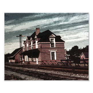 Bahnhof Orangedale Cape Breton Nova Scotia Fotodruck