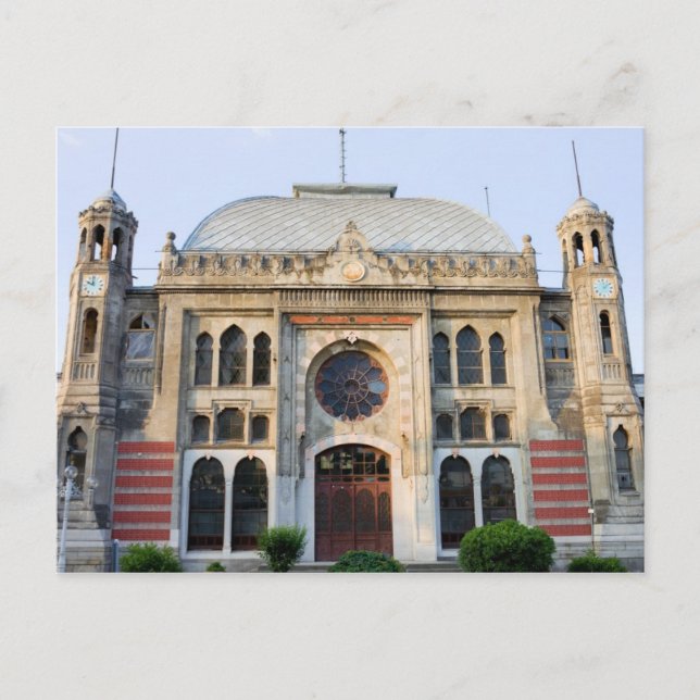 Bahnhof Orient-Express in Istanbul Postkarte (Vorderseite)