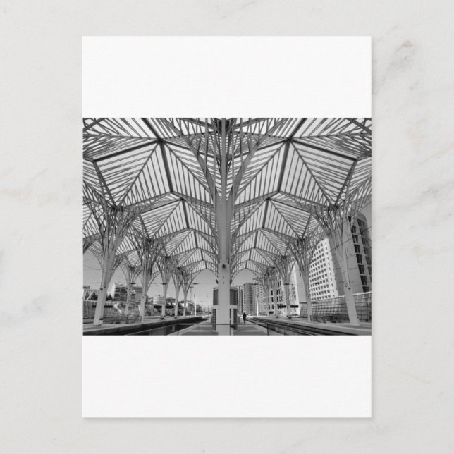 Bahnhof Orient in Lissabon Postkarte (Vorderseite)