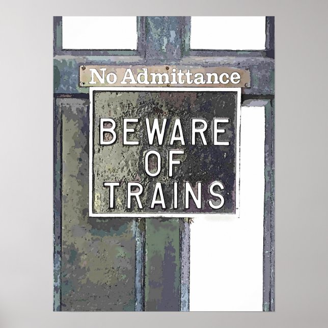 BAHNHOF POSTER (Vorne)