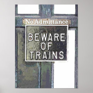 BAHNHOF POSTER