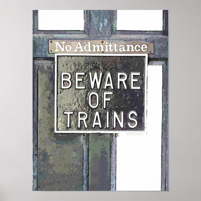 BAHNHOF POSTER (Vorne)