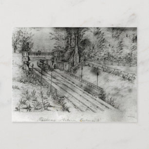 Bahnhof Putney Postkarte
