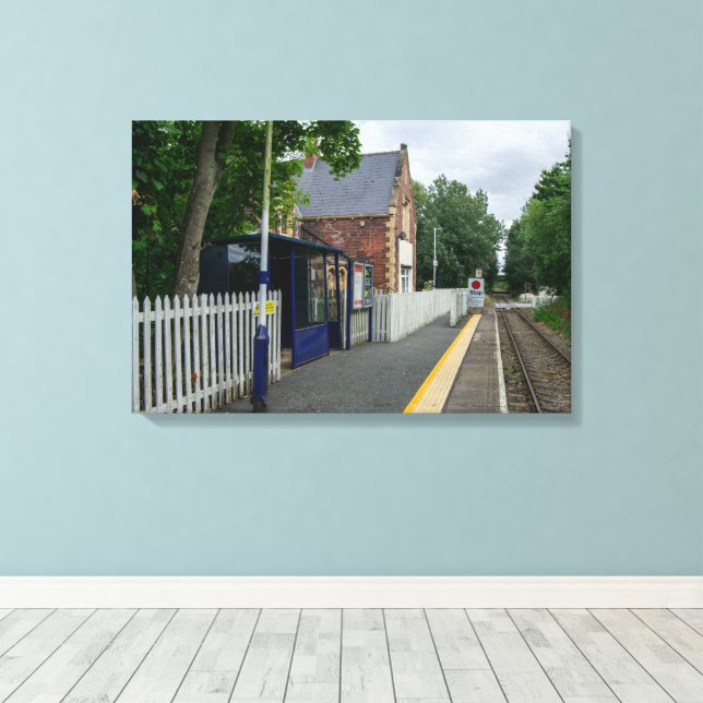 Bahnhof Rawcliffe Leinwanddruck (Insitu (Holzboden))