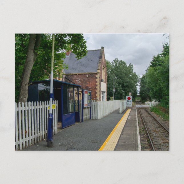 Bahnhof Rawcliffe Postkarte (Vorderseite)