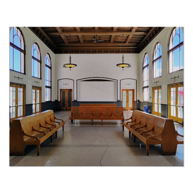 Bahnhof Reno Poster (Vorderseite)