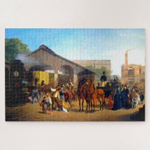 Bahnhof Sacramento Hahn 1874 Puzzle