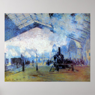 Bahnhof Saint-Lazare Poster