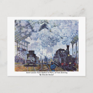 Bahnhof Saint Lazare Postkarte
