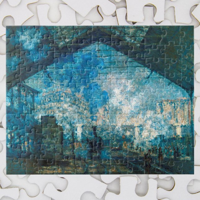 Bahnhof Saint Lazare von Claude Monet Puzzle (Von Creator hochgeladen)