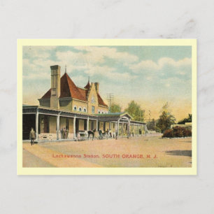 Bahnhof, South Orange, New Jersey Vintage Postkarte
