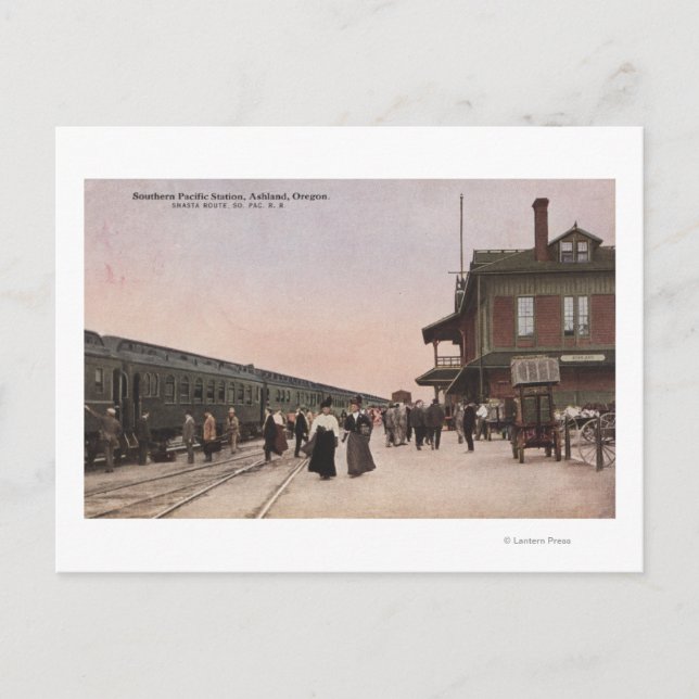 Bahnhof Südpazifik Postkarte (Vorderseite)