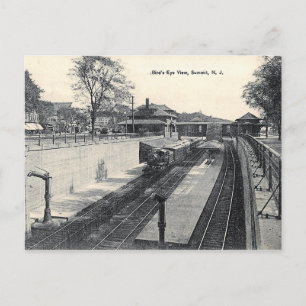 Bahnhof, Summit, NJ Vintage Postkarte