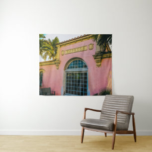 Bahnhof Tropical Wandteppich