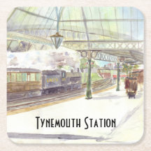 Bahnhof Tynemouth Untersetzer