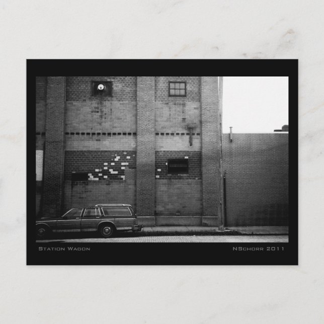 Bahnhof Wagban City Industrial City Postkarte (Vorderseite)