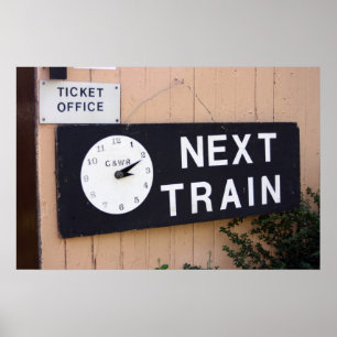 Bahnhof Wallingford, Oxfordshire, UK Poster