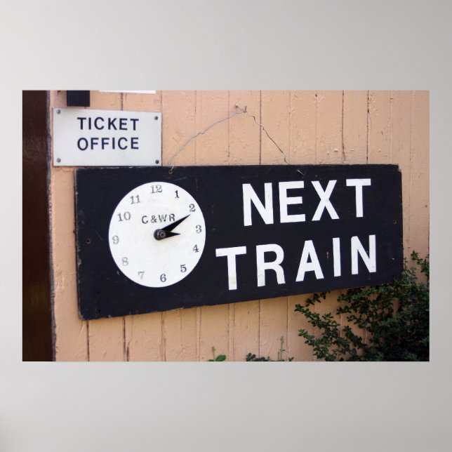 Bahnhof Wallingford, Oxfordshire, UK Poster (Vorne)