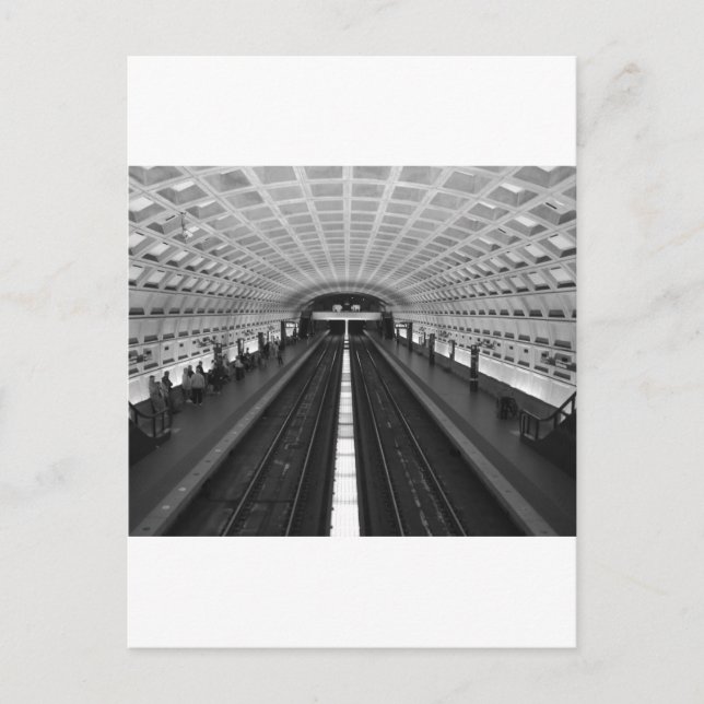 Bahnhof Washington DC Postkarte (Vorderseite)