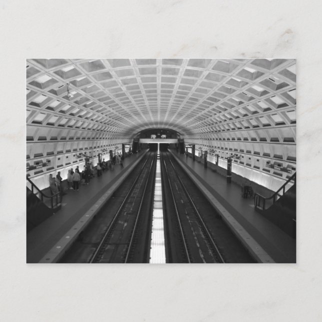 Bahnhof Washington DC Postkarte (Vorderseite)