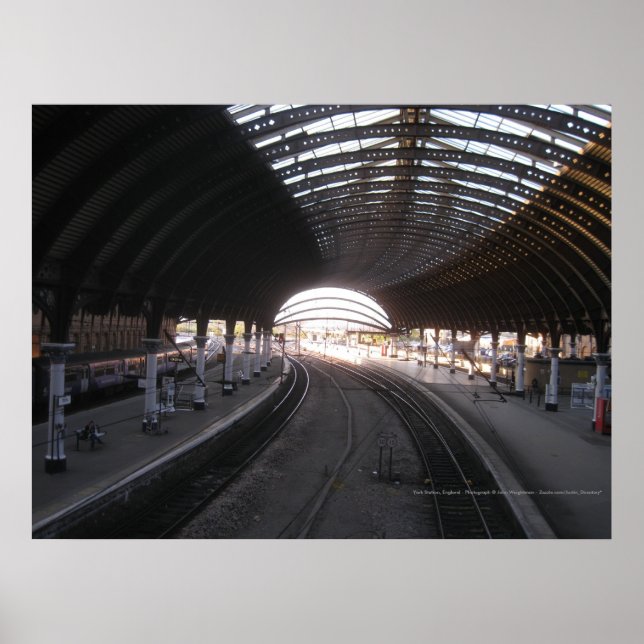 Bahnhof York, England - Poster (Vorne)