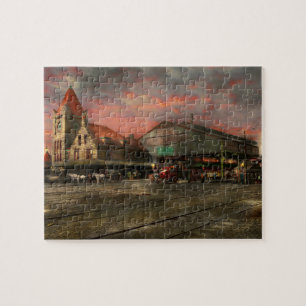 Bahnhof - Zentrales Eisenbahndepot 1905 Puzzle